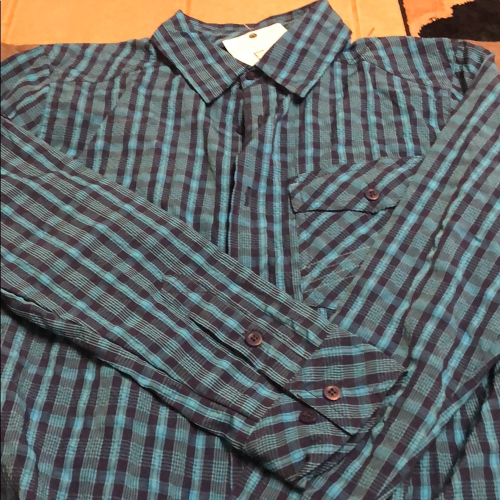 LL Bean Boys button down size L 14/16
